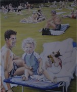 Dreiweiern Hohberg 1969 60/50 cm Öl auf Leinwand 2009